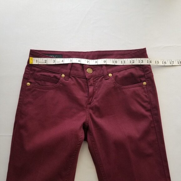 House Of Gucci Mens Softened Stretch Pant Slim Fit Low Rise US Waist 28 - Picture 15 of 16